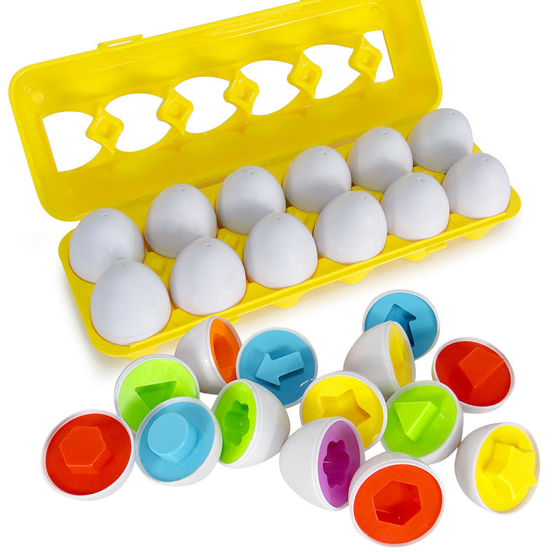 Montessori Formen und Farben Eier