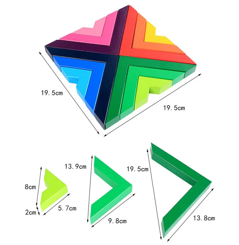 Regenbogen Block Stacker