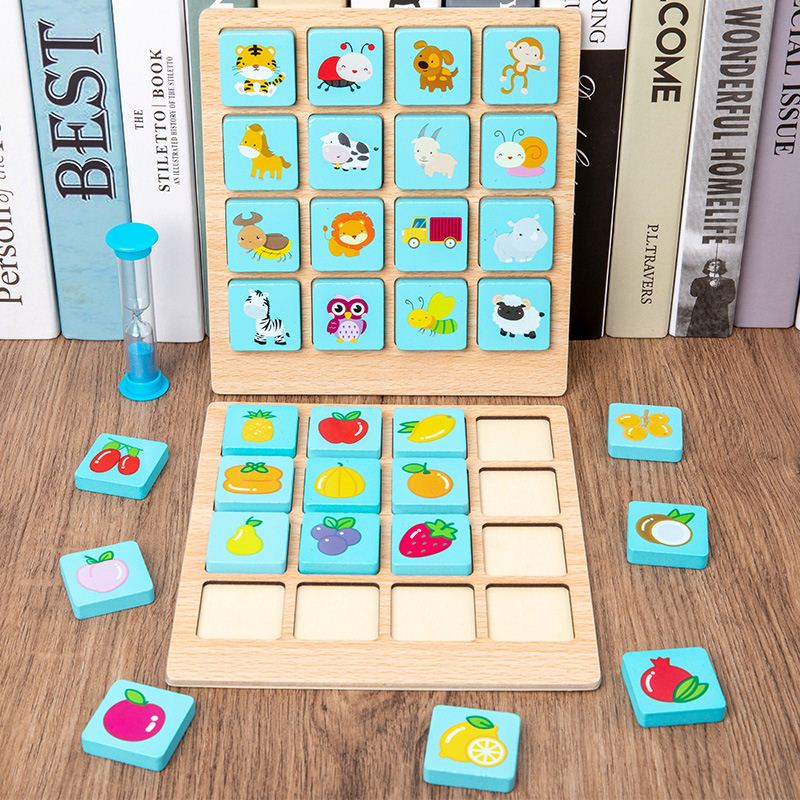 Muster-Match-Spiel - Gehirntrainer für Kinder - Puzzle-Spaß