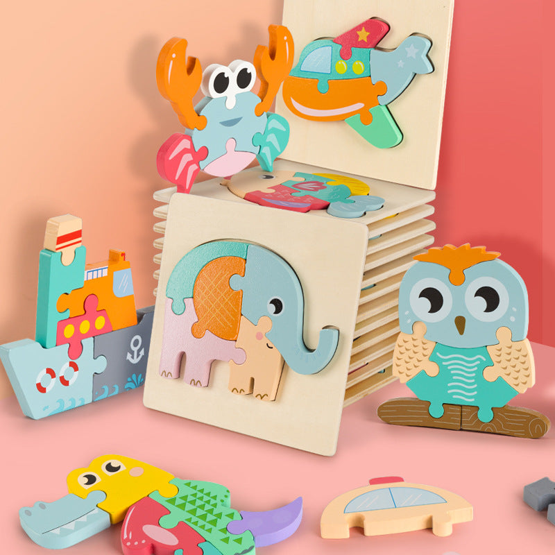 Tier und Fahrzeug Kinder Puzzle