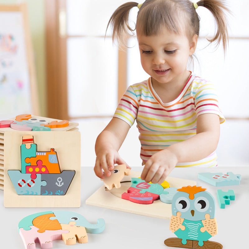 Tier und Fahrzeug Kinder Puzzle