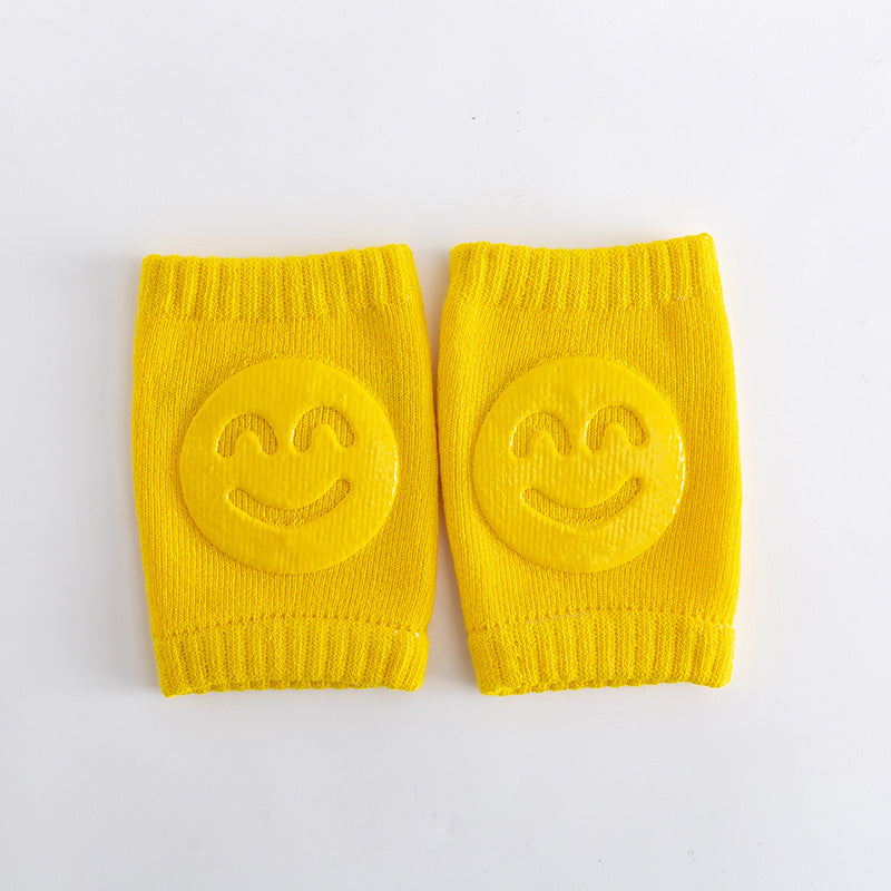 Baby-Krabbel-Knieschoner – Rutschfester Schutz mit Smiley-Design
