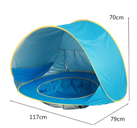 Sonnenschutz für heiße Tage - Pop-up Sonnenzelt
