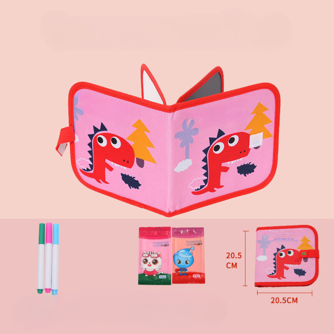 Wiederverwendbares Malbuch für Kinder
