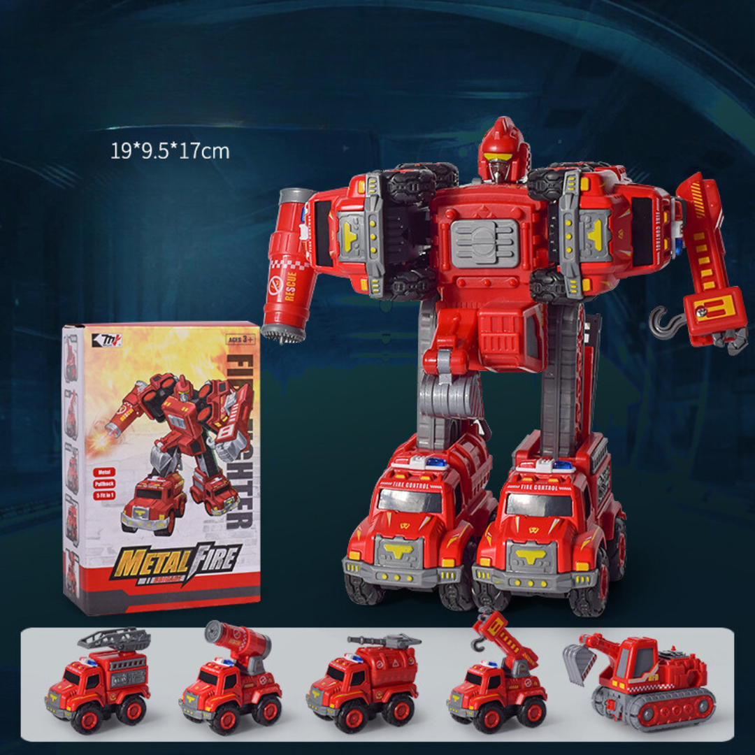 5in1 Transformer Auto Spiel Set