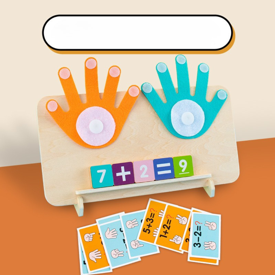 Montessori Mathe Finger Lernspiel