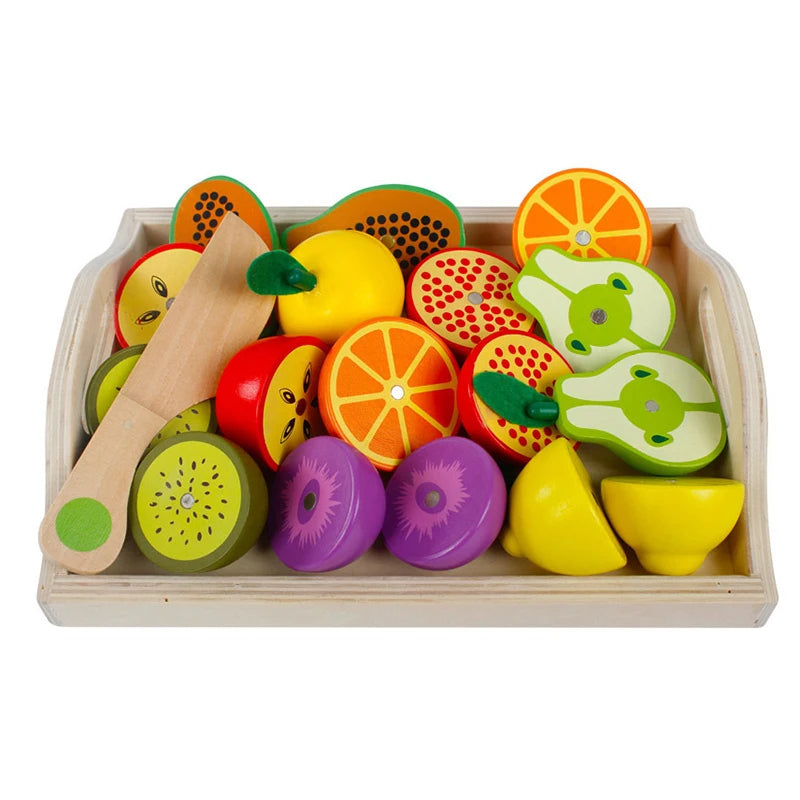 Montessori Holz Spielküche Set