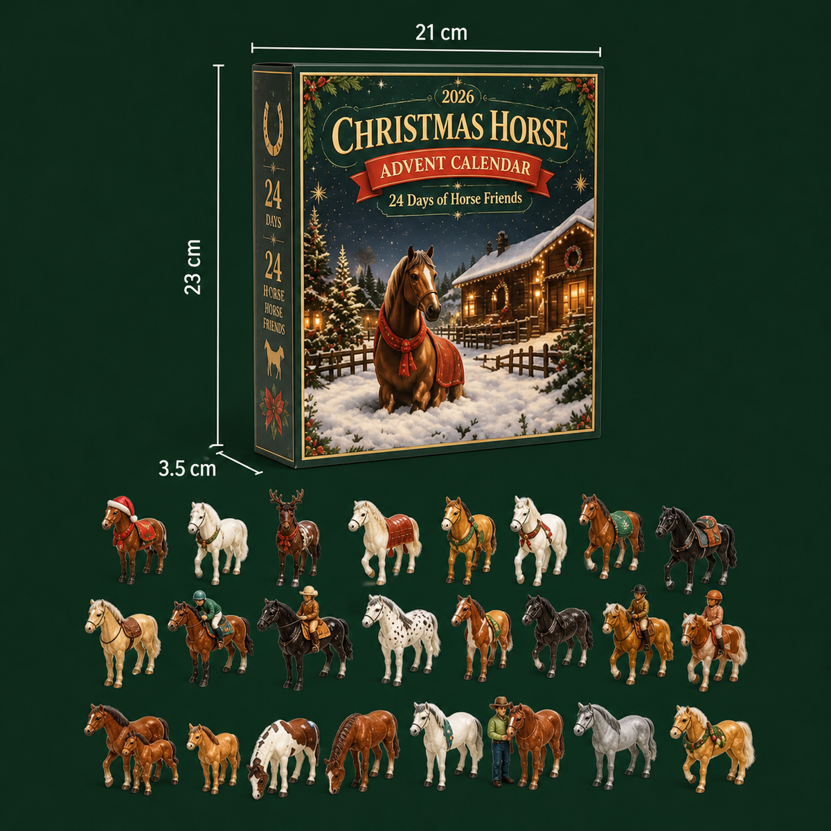 Adventskalender für Pferdeliebhaber – 24 Tage voller Weihnachtsüberraschungen