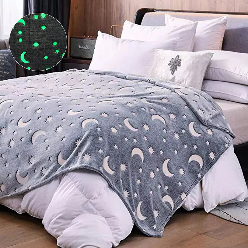 Sternenlicht Kuscheldecke – Weich & Leuchtend