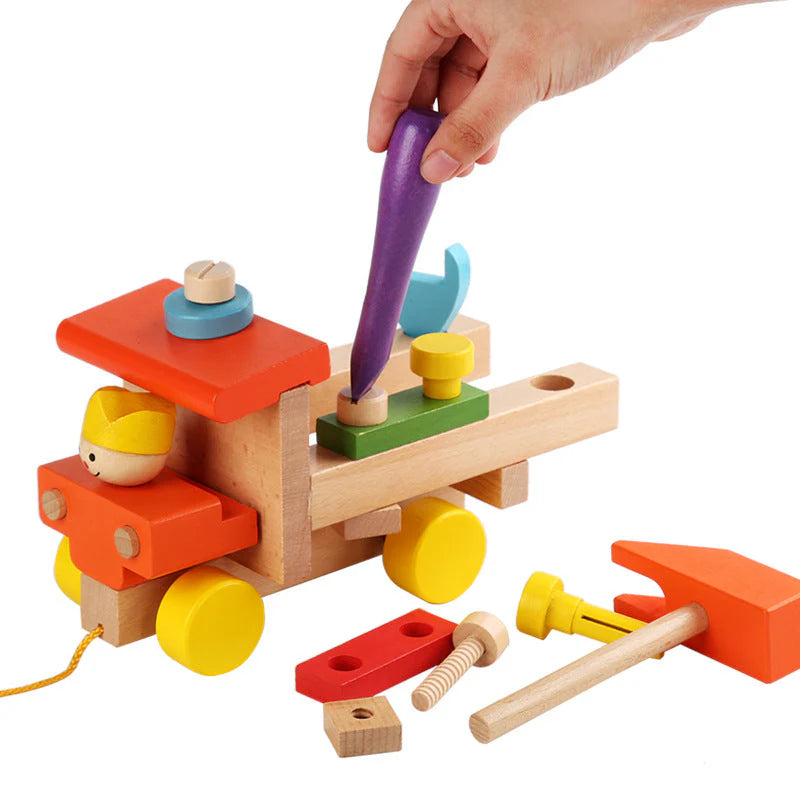 Woods - Sensorisches Schraubenauto-Spielzeug