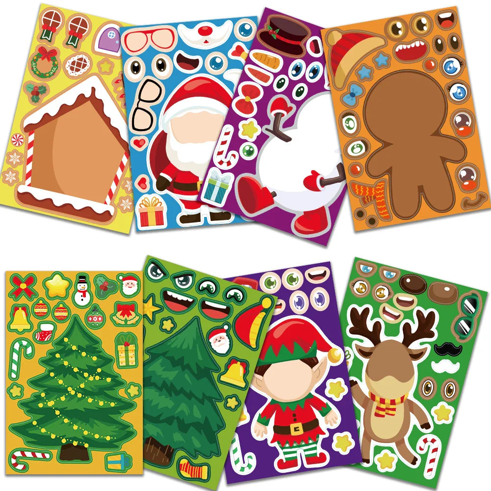 Weihnachtssticker Set