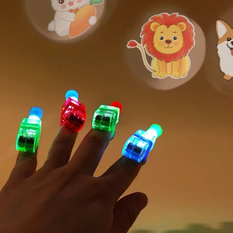 Bunte Fingerlichter für festlichen Spaß