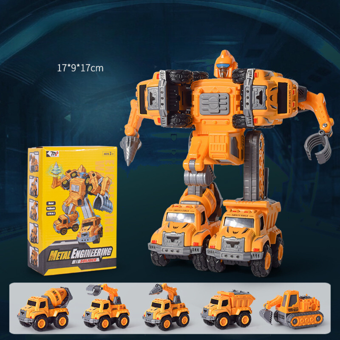 5in1 Transformer Auto Spiel Set