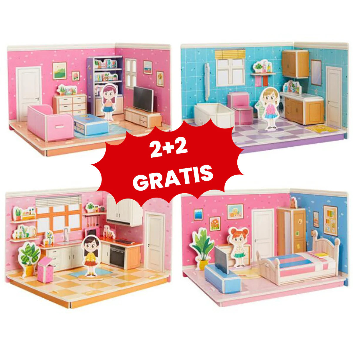3D Raum-Puzzle – Gestalten, Bauen und Entdecken