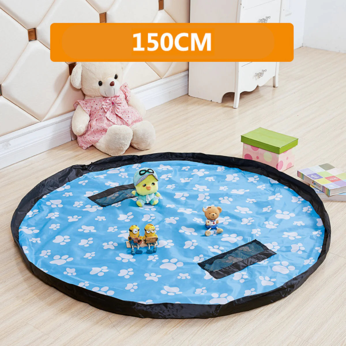 Spielzeit Aufbewahrungstasche mit Spielmatte