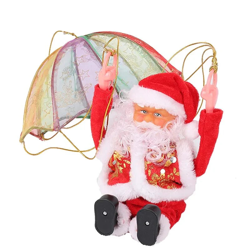 Fliegender Festtags-Santa