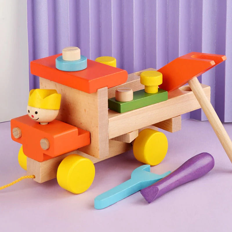 Woods - Sensorisches Schraubenauto-Spielzeug