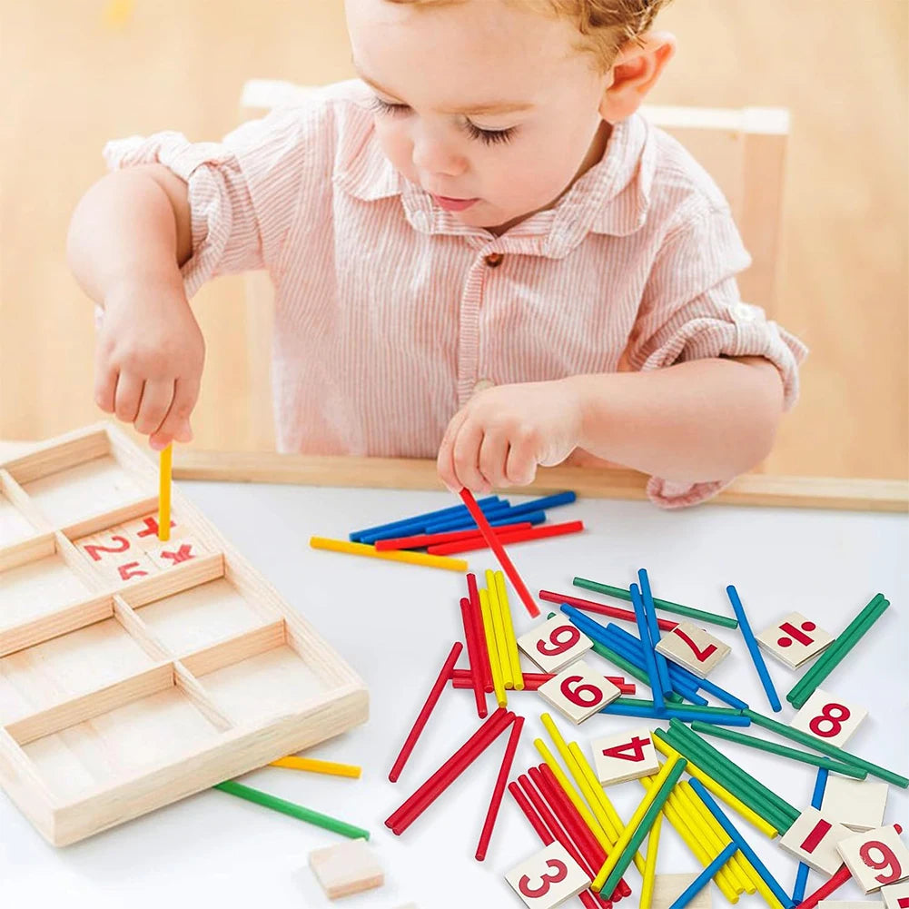 Montessori Mathe Sticks zum Rechnen Lernen