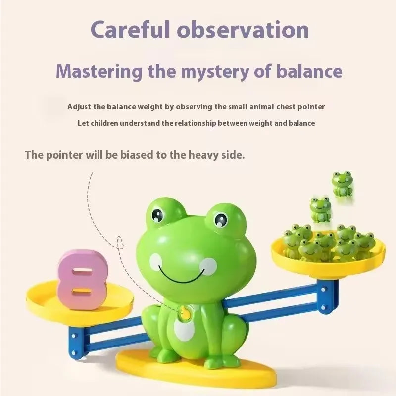 Pädagogische Frosch Waage Kinder Spielzeug - Mathematik leicht gemacht!
