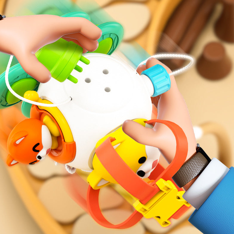 Kinder Montessori Beschäftigunswürfel - Perfekt für Unterwegs