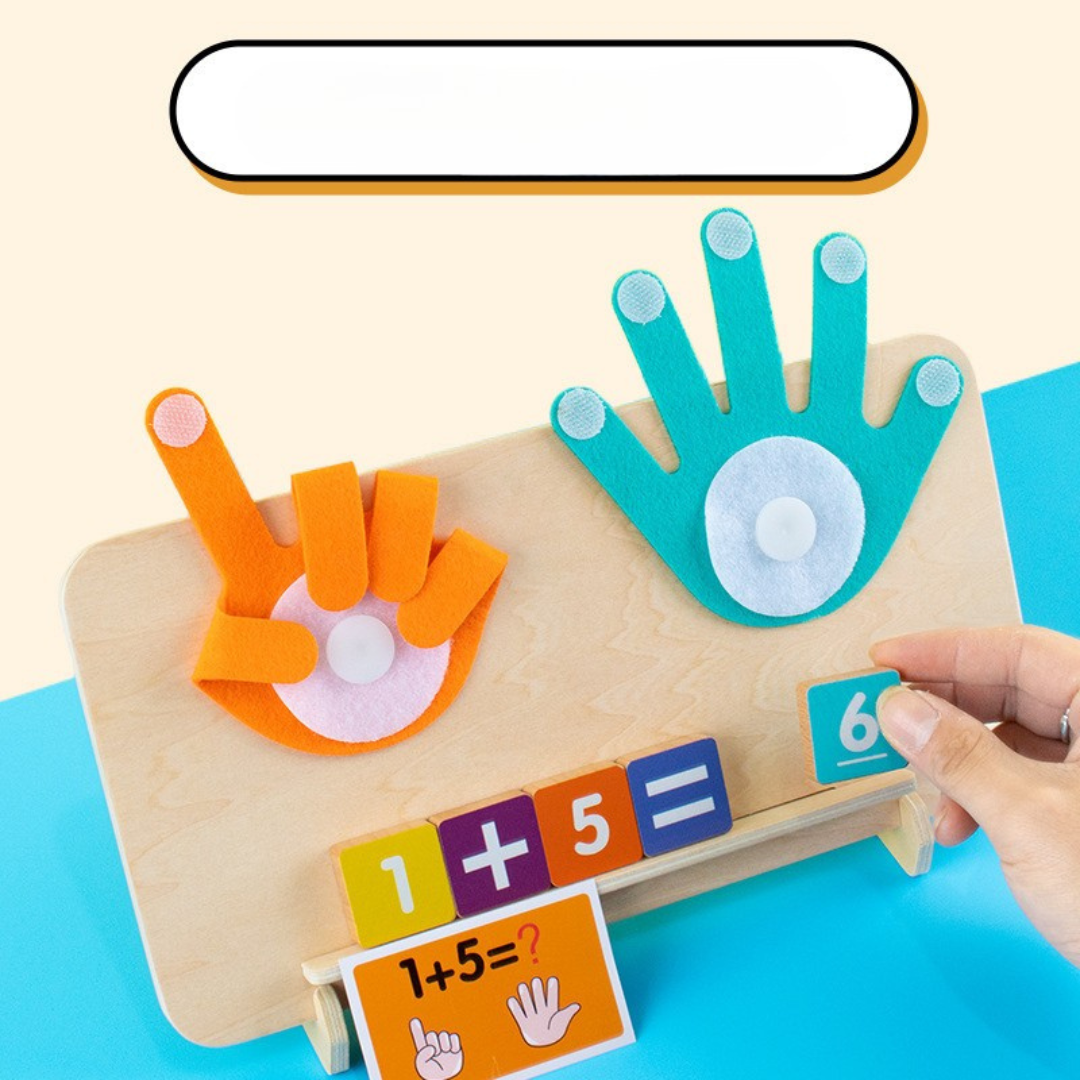 Montessori Mathe Finger Lernspiel