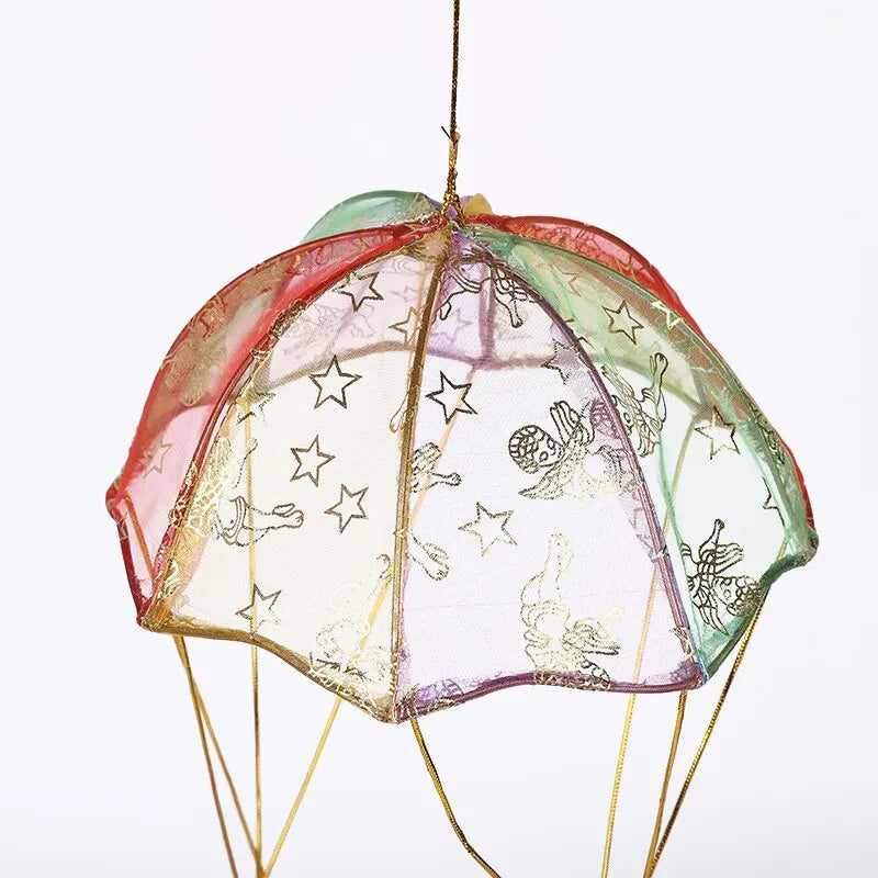 Fliegender Festtags-Santa