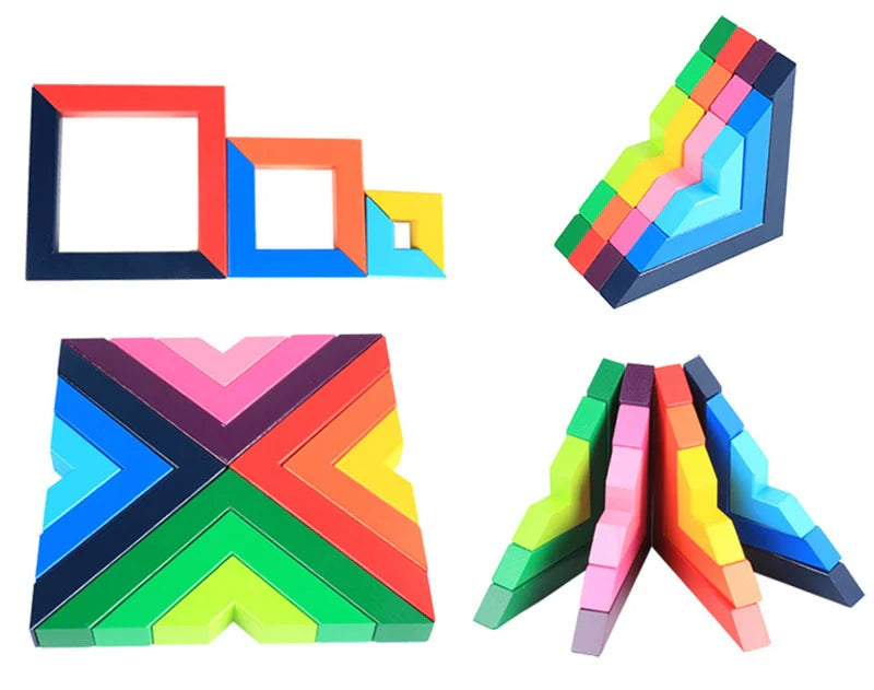 Regenbogen Block Stacker