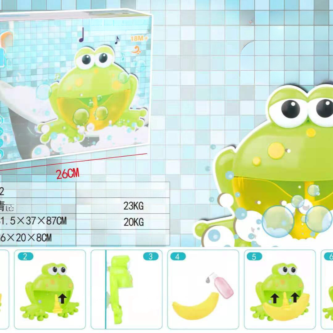 Dinosaurier- und Krabben-Blasenmaschine-Badspielzeug