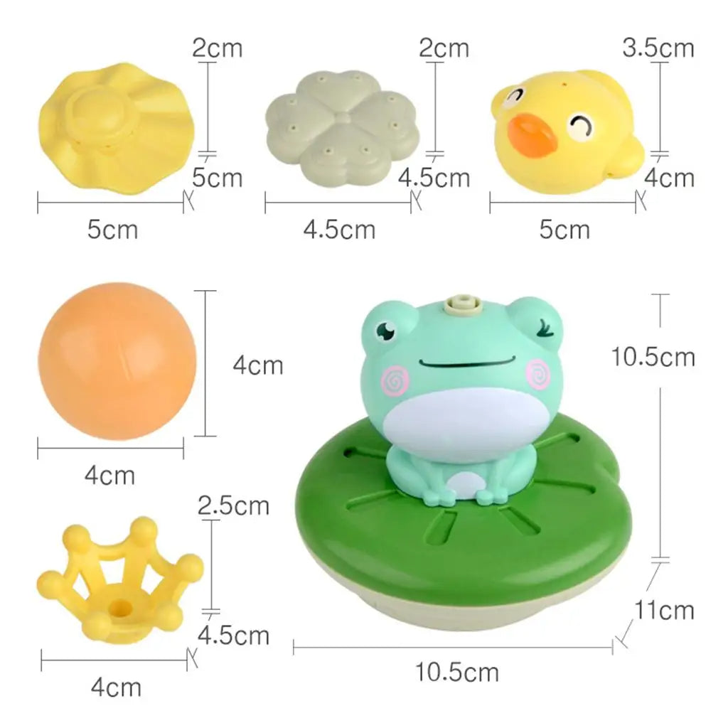 Spritzender Frosch-Badespielzeug