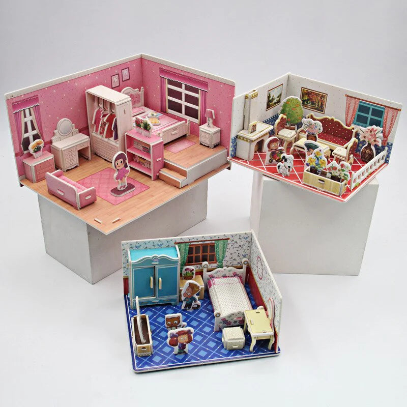 3D Raum-Puzzle – Gestalten, Bauen und Entdecken
