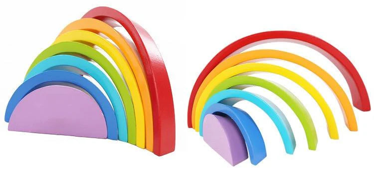Montessori Holz-Regenbogen