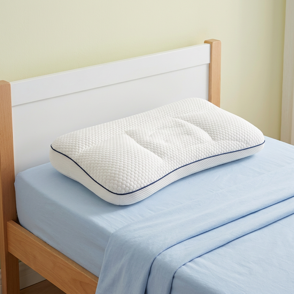 Ergonomisches Memory-Foam-Kinderkissen mit Nackenstütze