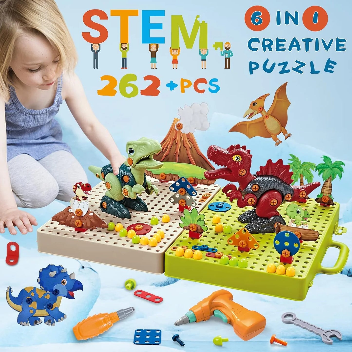 Dino Bau Set