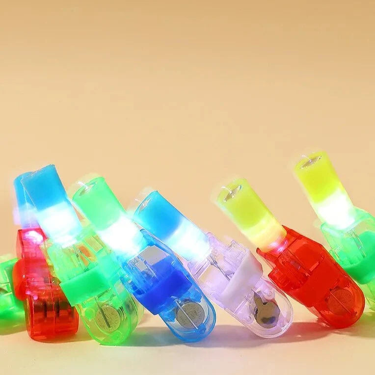 Bunte Fingerlichter für festlichen Spaß