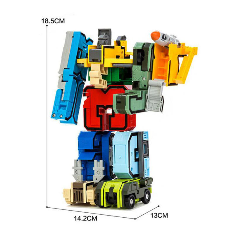 Bau-Action Figur mit Zahlen