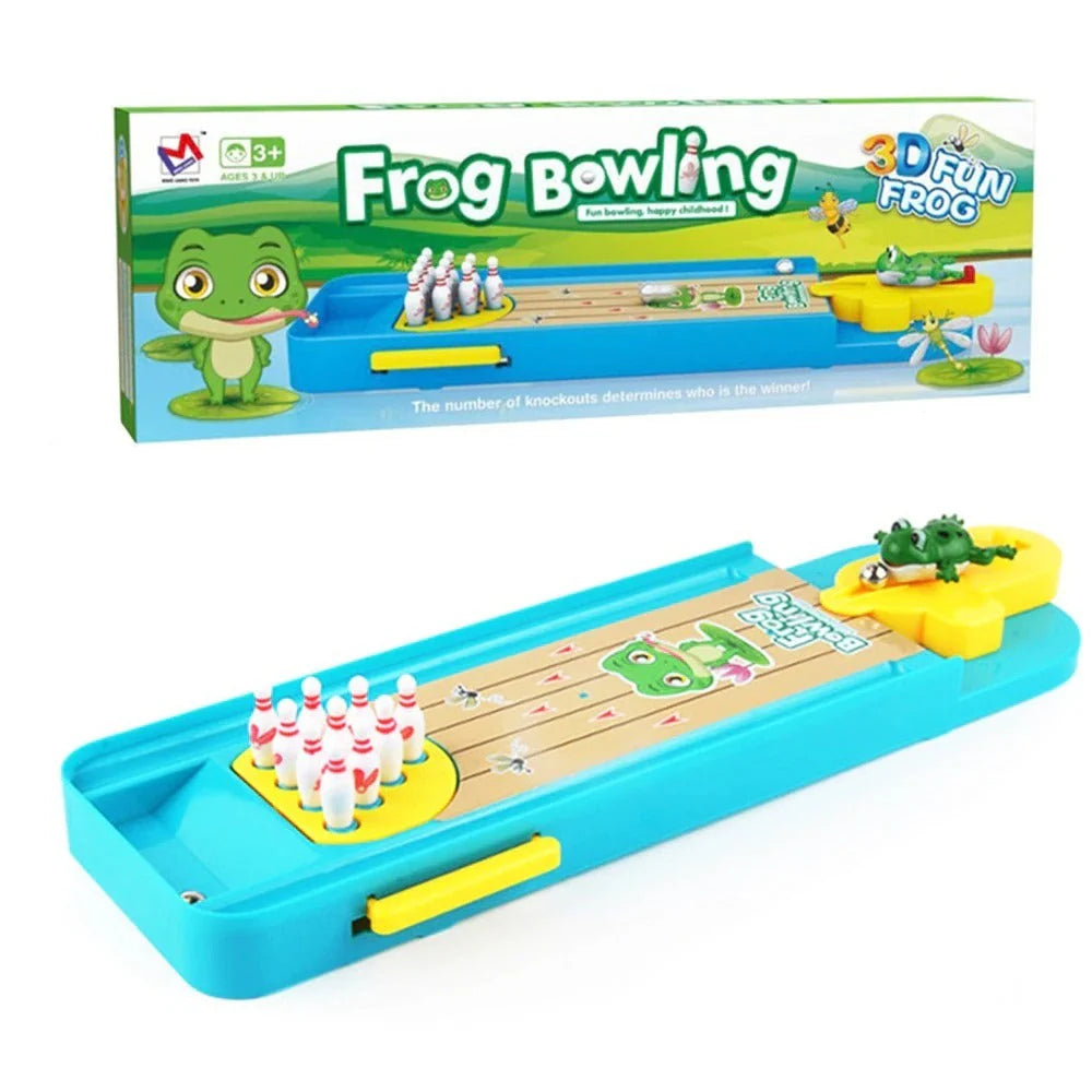 Springender Frosch Bowlingbahn