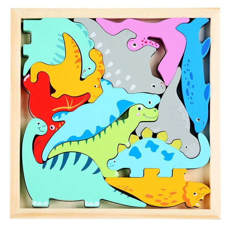 Wie passen die Formen in den Rahmen? - Formen-Puzzle