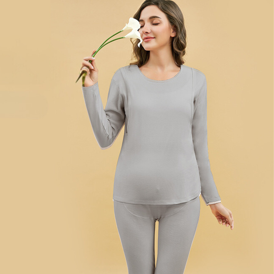Schwangerschafts- Pyjama für Frauen