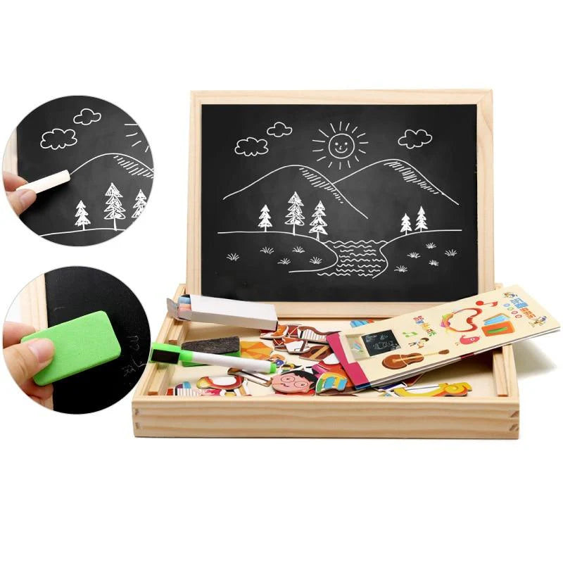 Magnetische Holztafel