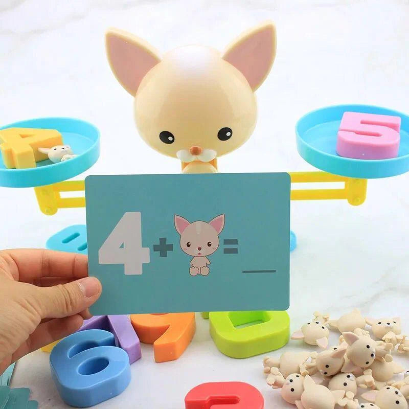 Montessori Mathe-Waage