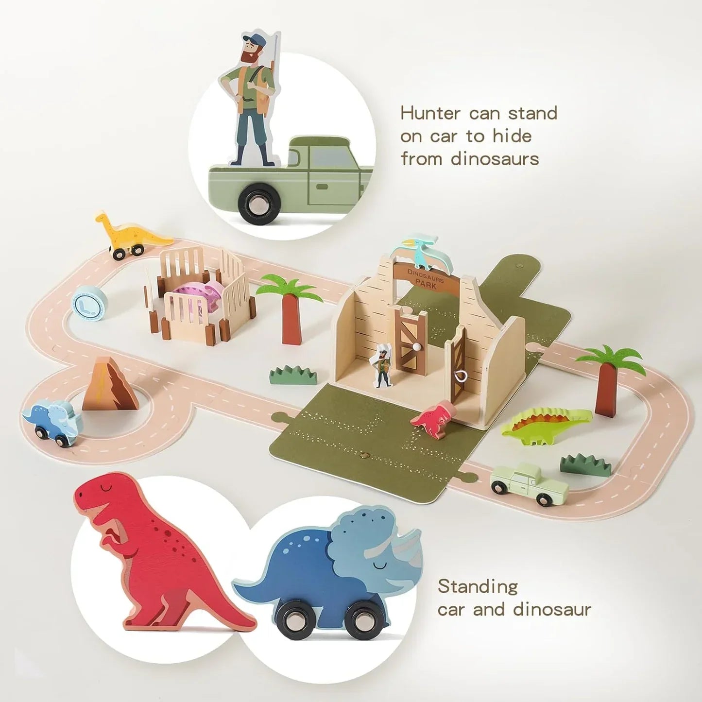 Prähistorisches Dino-Park Spielset