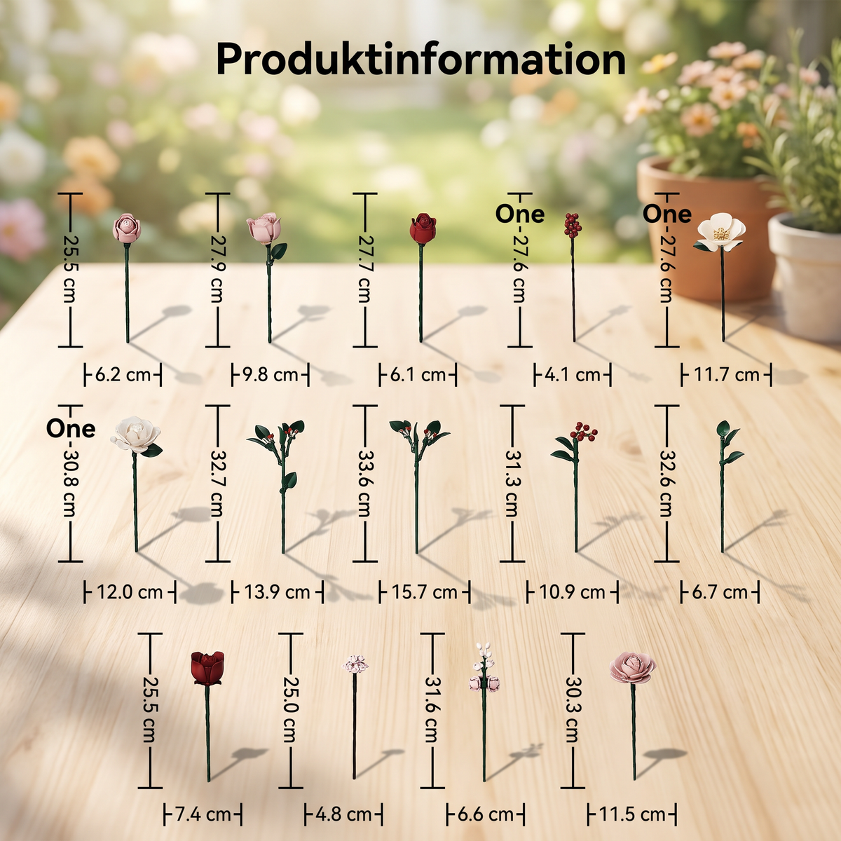 Blumenstrauß-Bausteinset