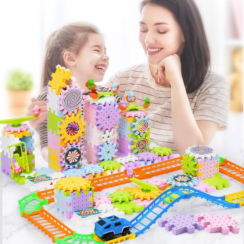 Rotierendes Montessori-Bausteinspielzeug