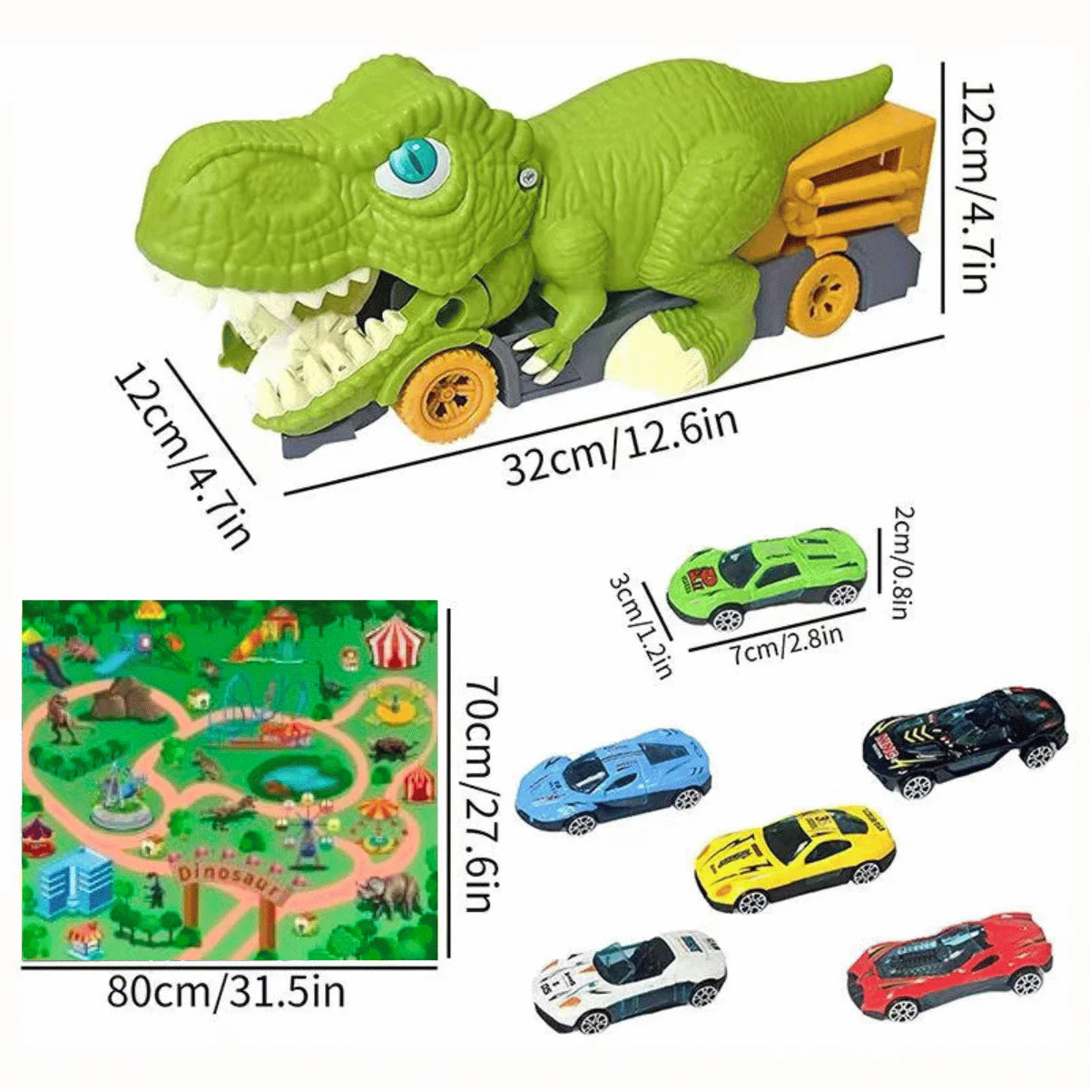 Dino Abenteuer Auto - Prähistorischer Fahrspass