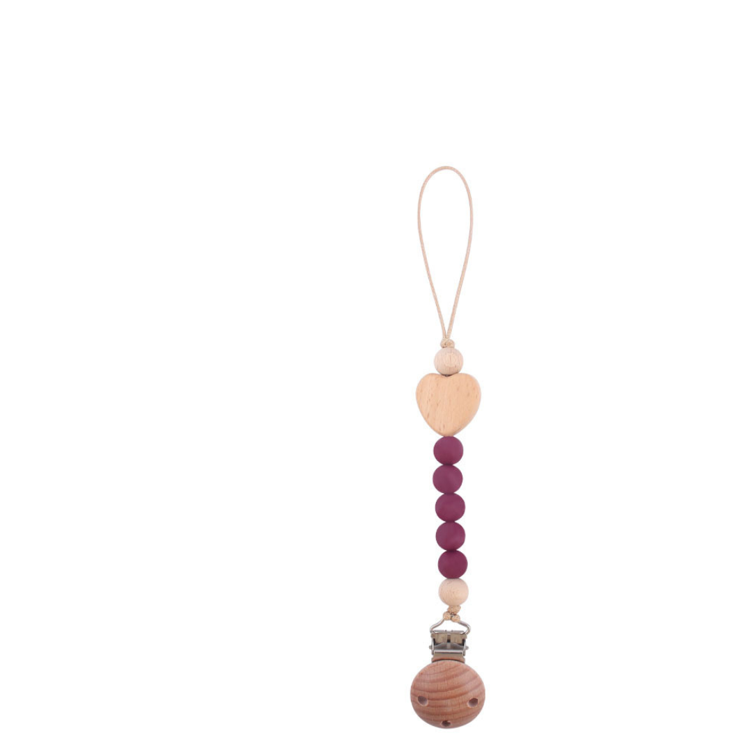 Baby Schnuller Kette aus Holz