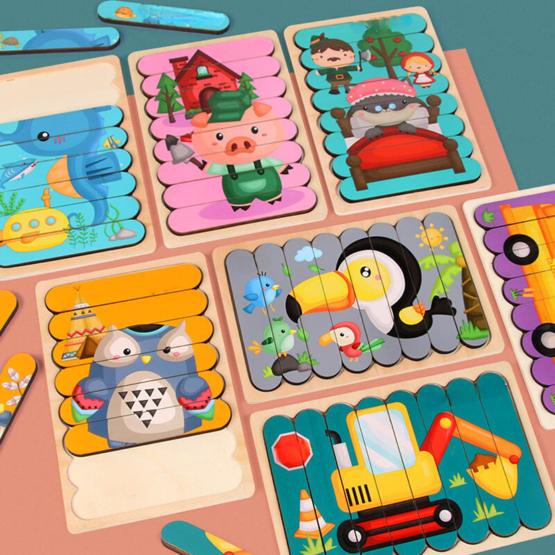 Montessori Holz Puzzle
