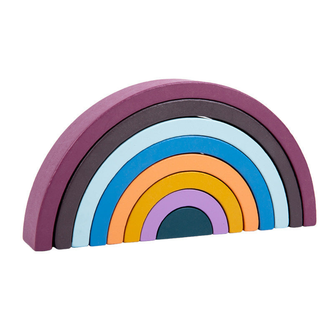 Montessori Farben Holzbausteine