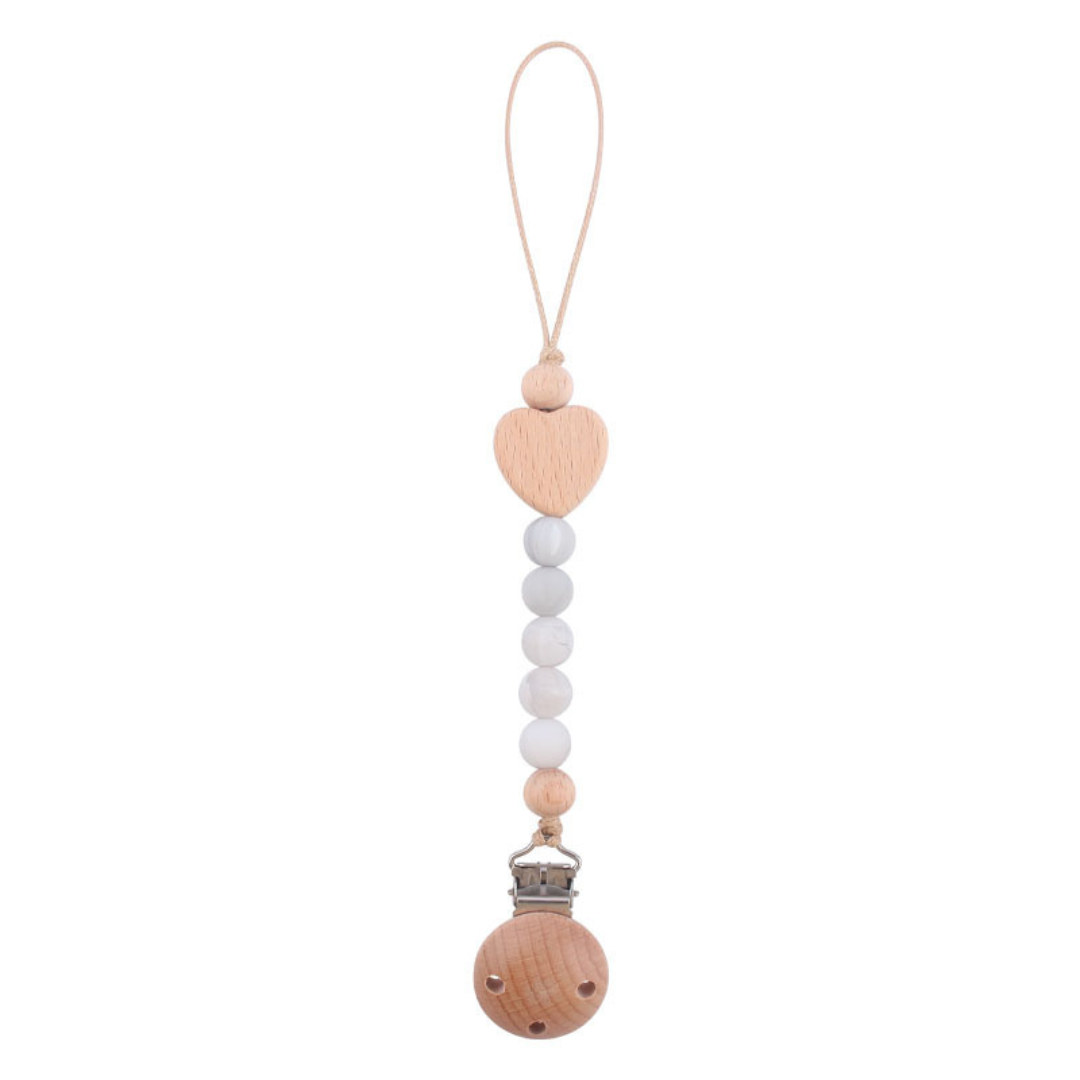 Baby Schnuller Kette aus Holz