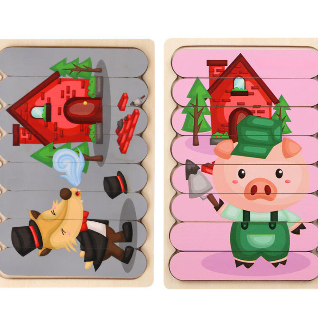 Montessori Holz Puzzle