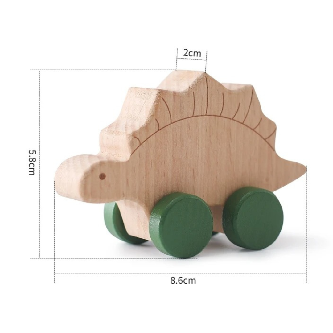 Montessori Holz Zug Pastelfarben